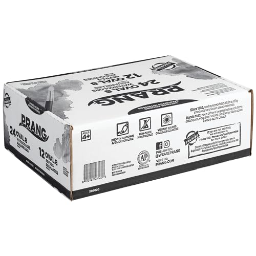 Prang Oval Pan Watercolor Set Master Pack, 8 Assorted Colors, 12 Refill Trays, 24 Paint Sets - Image 3