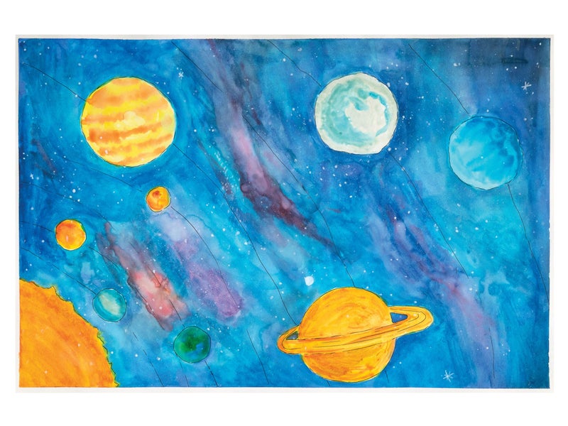 Prang Oval Pan Watercolor Set Master Pack, 8 Assorted Colors, 12 Refill Trays, 24 Paint Sets - Image 5