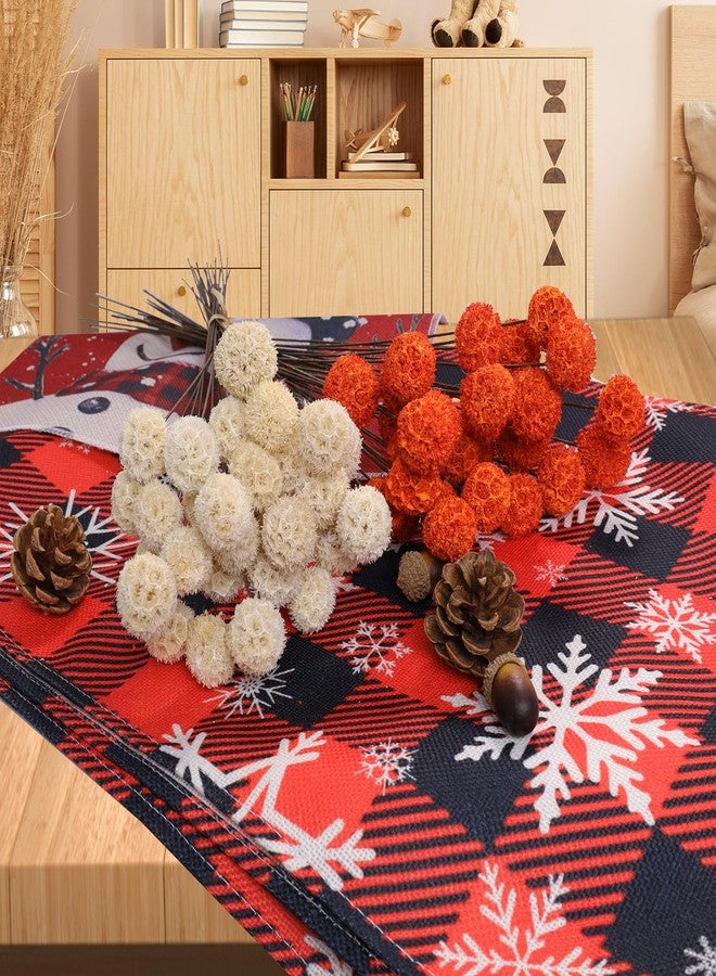 Fumwase 30 PCs Billy Ball Craspedia Bouquet: Natural Dried Flowers for Vase, Boho Decor & DIY Parties - White - Image 4