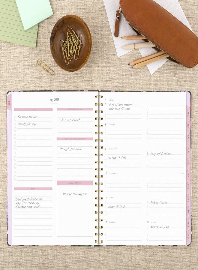 Cambridge Planner 2025-2026 Academic, Pen+Pillar, Weekly & Monthly, 8-1/2" x 11", Large, Tulip (PP13-905A) - Image 2