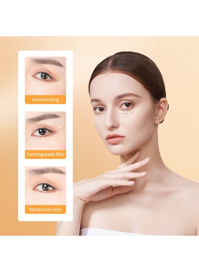 SADOER Vitamin C Brightening Eye Cream Eye Repair Moisturizing and Firming Cream for Dull Tired and Aging Under Eyes Anti Aging Moisturizer Dark Circle Remover Under Eye Treatment Cream 20g - Image 3