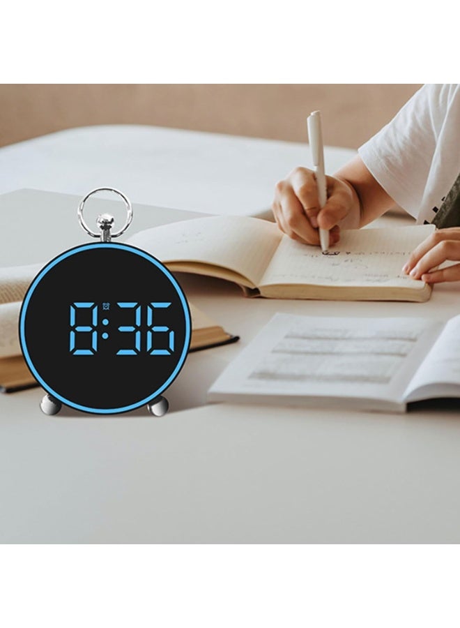 ساعة منبه رقمية متعددة الوظائف بصوت وإضاءة LED - Image 2
