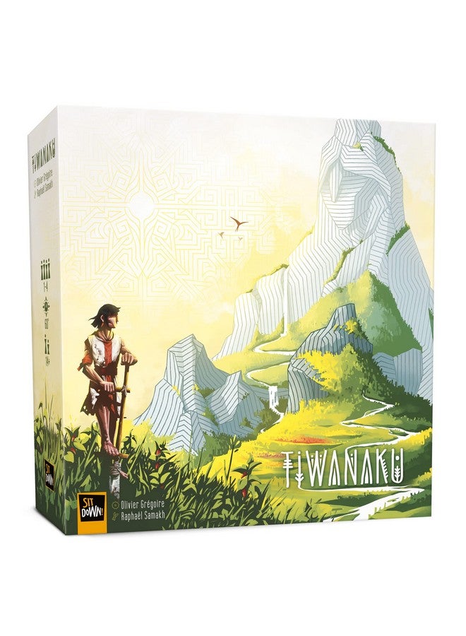 Sit Down! Sit Down! Tiwanaku - Sit Down! Strategy Board Game, Deduction Exploration Optimization, Pachamama Mother Earth Wheel, Play Solo Mode Or with Up to 4 Players, 30-60 Minute Play Time, for Ages 14+  - Image 1