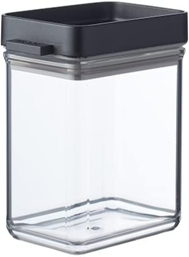 Mepal Omnia Rectangular Storage Jar, 700 ml Capacity, Black