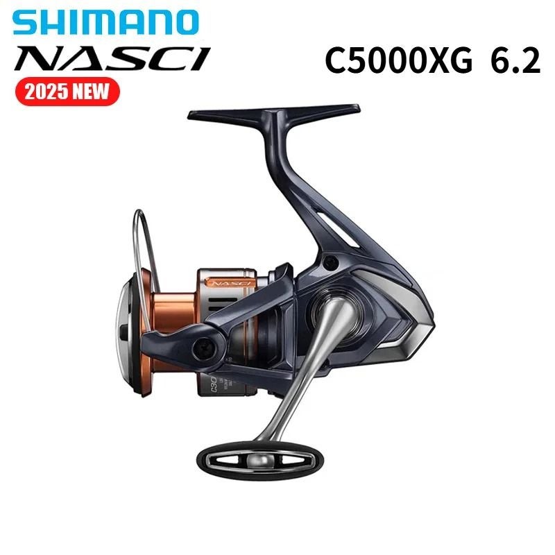 SHIMANO 2025 Shimano Nasci C5000XG 6.2:1 Spinning Reel - Image 1