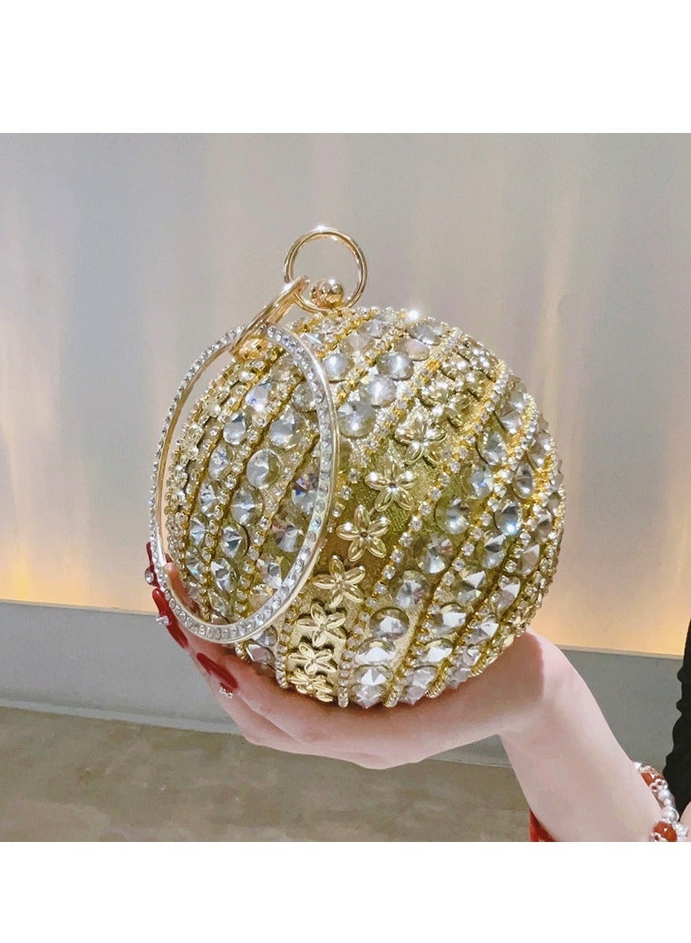 LisaAn Stone Embellished Clutch Figure 15*15*15 Cm - Image 2