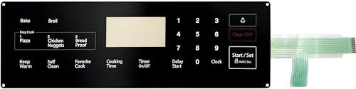 ShineUs DG34-00025A Membrane Switch Touchpad Compatible with Samsung Range Oven,Replacement for PS8764897 AP5800759 - Image 1