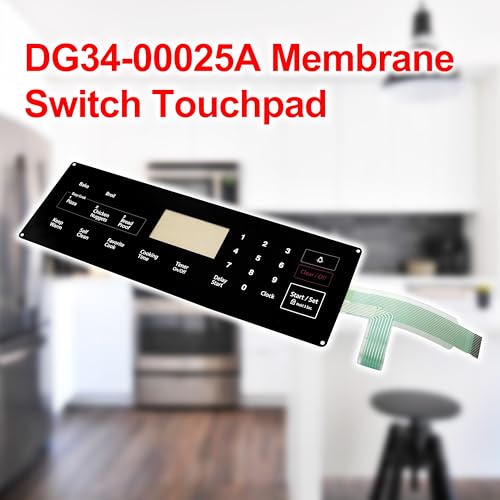 ShineUs DG34-00025A Membrane Switch Touchpad Compatible with Samsung Range Oven,Replacement for PS8764897 AP5800759 - Image 4