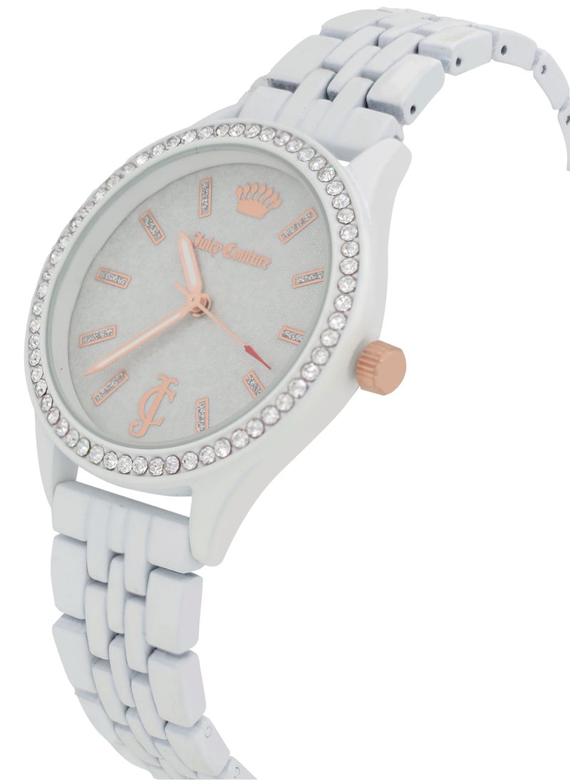 Juicy Couture - Juicy Couture Women's White Dial White Band Watch - Image 1