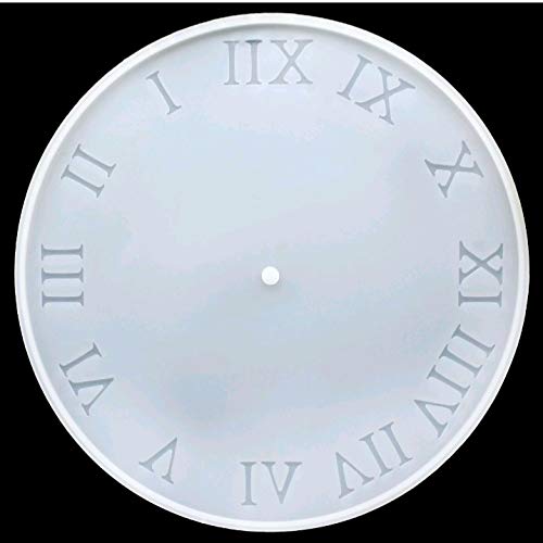 Ditya Crafts Resin Silicone Mold for Roman Numerals Clock 12 Inches