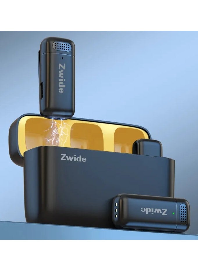 Zwide ZWIDE M6 Wireless Lavalier Microphone System Audio Video Voice Recording Mic for iPhone (Lightning)  - Image 4