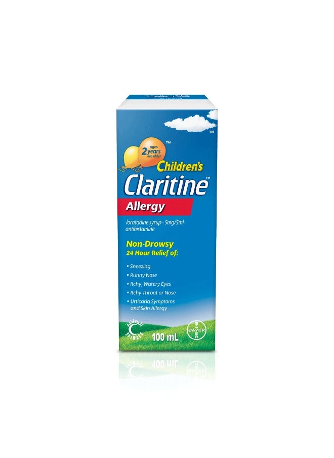 Claritine Claritine Children's Syrup 24h non drowsy allergy relief  - Image 3