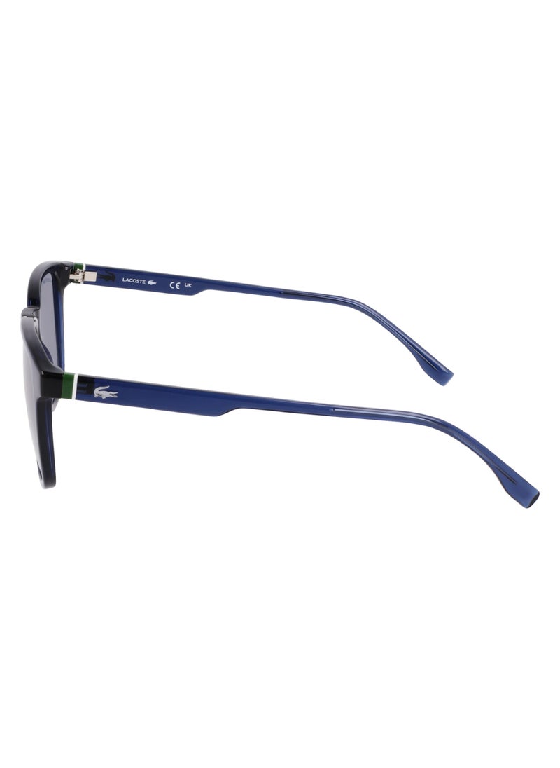 LACOSTE FULL RIM BIO INJ-G820 INJECTED LACOSTE SUNS L6029S 5319 (410) TRANSPARENT BLUE  - Image 4