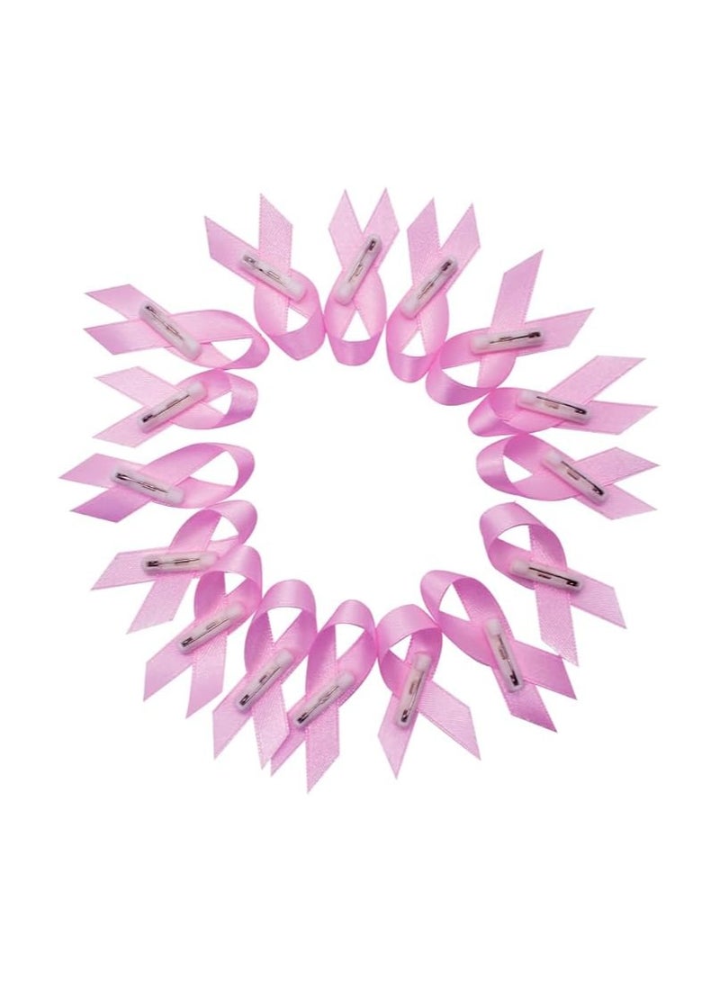 PRINTSHOP4ME PinkCancer Awareness Lapel Pins - Hope Ribbon Design for Fundraising - Ideal for Charity Events, Fundraisers, and Awareness  - Image 2