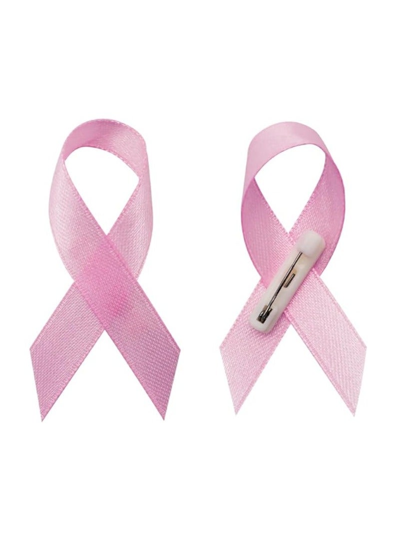 PRINTSHOP4ME PinkCancer Awareness Lapel Pins - Hope Ribbon Design for Fundraising - Ideal for Charity Events, Fundraisers, and Awareness  - Image 1