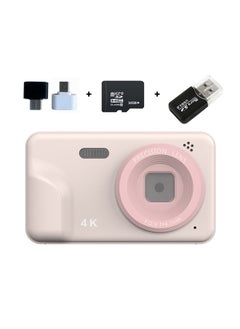 Generic Ccd Camera Student Party Cheap Portable Digital Camera Selfie Mobile Phone High Color Value Gift Wholesale-Body Color:Pink 32G Memory Card USB Card Reader TYPE-C Adapter  - Image 1