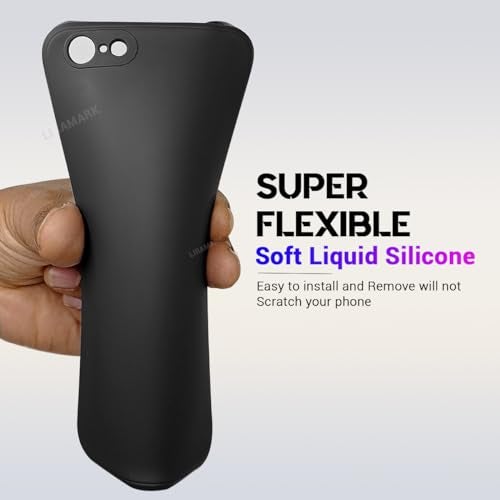 LIRAMARK Silicone Soft Back Cover Case for Oppo A71 (Silicone Black) - Image 4