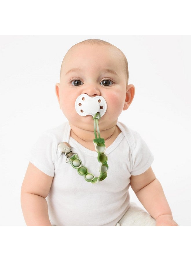 بوجينغ هيد مشبك مصاصة بابل بوب الحسي من السيليكون من بوجين هيد، لون أخضر دوار - Image 1