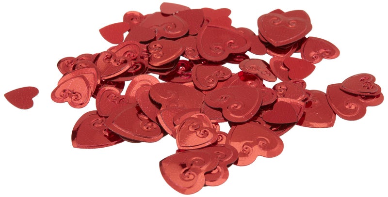 Beistle Red Hearts Confetti