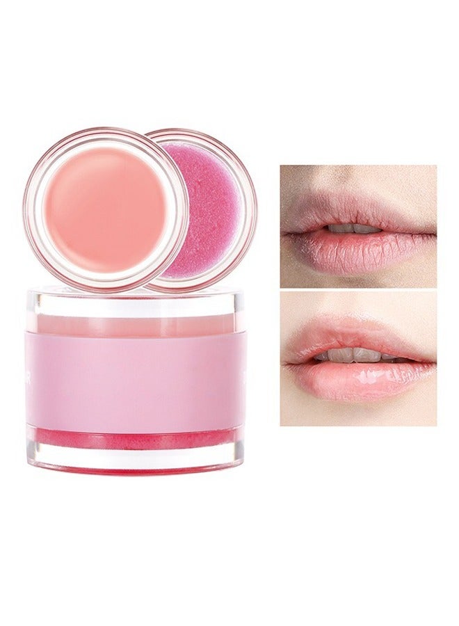 هيلوكيس Sugar Scrub & Lip Repair ، مرطب 2 في 1 للعلاج بالشفاه للعناية والعلاج بالمقشر الجاف Dark Brighten ، النحل ، Vita ، B و C Nature Overnight Renewal Advanced Healing Cracked Ointment - Image 1