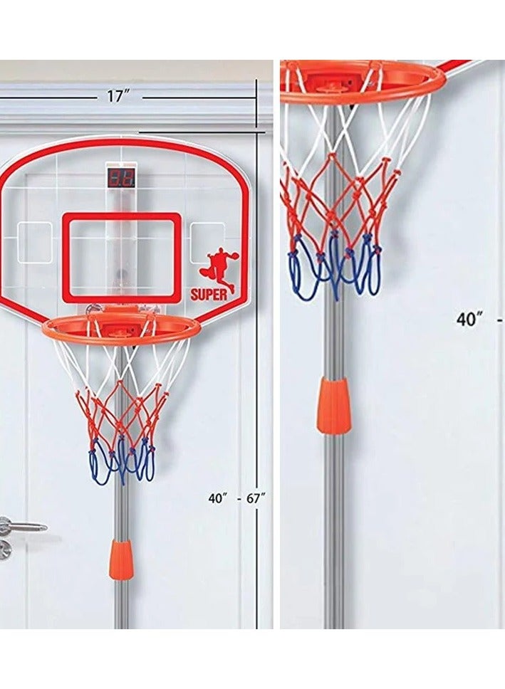 KINGSPORT Electronic basketball hoop, adjustable 94 - 167 cm. - Image 3