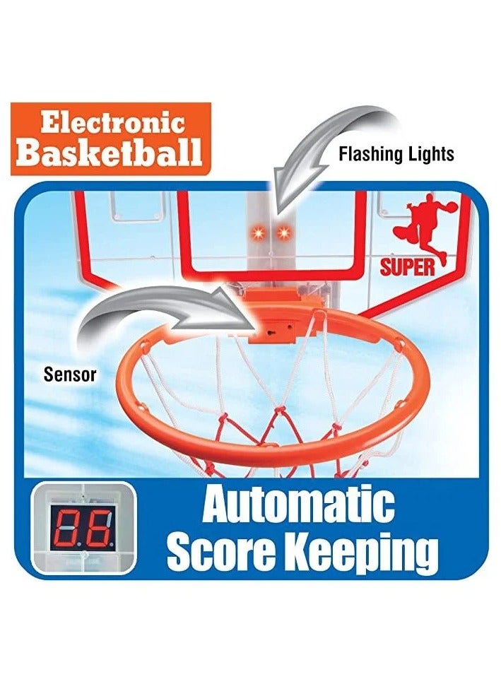 KINGSPORT Electronic basketball hoop, adjustable 94 - 167 cm. - Image 4