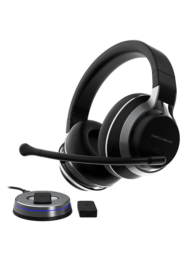 ترتل بيتش سماعة الألعاب اللاسلكية Turtle Beach Stealth Pro PlayStation Edition مع خاصية إلغاء الضوضاء لأجهزة PS5 وPS4 وSwitch والكمبيوتر الشخصي - أسود - Image 1
