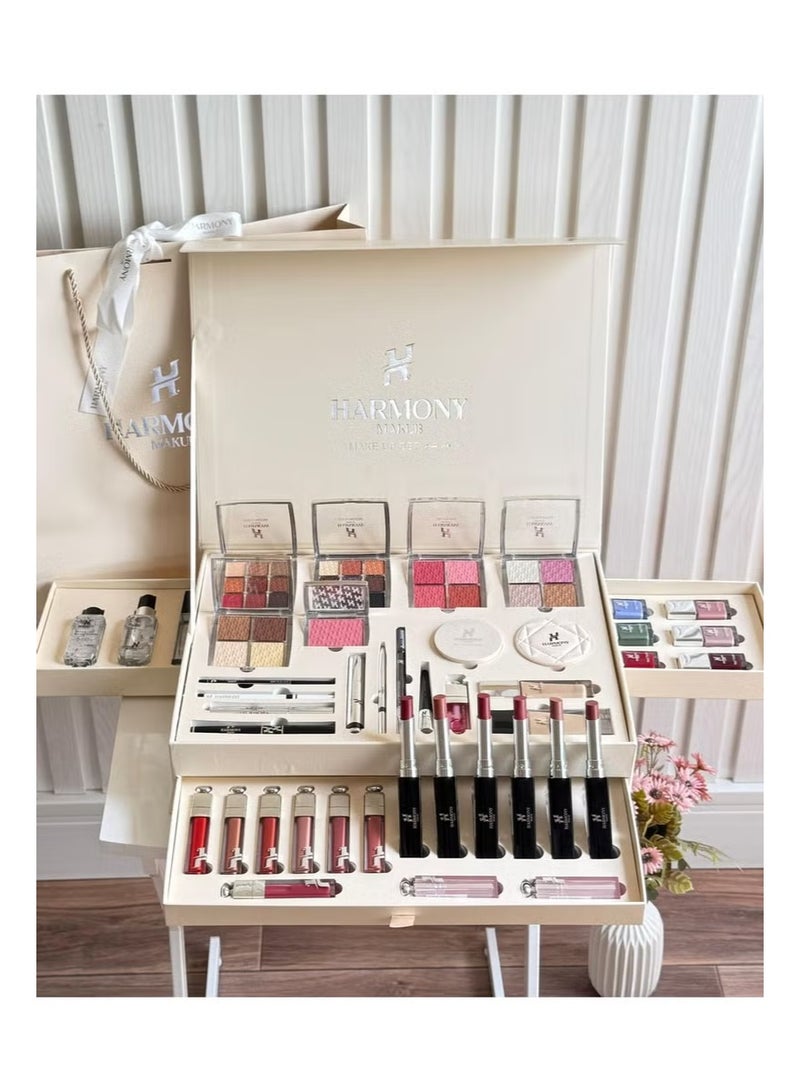 هارموني افضل طقم مكياج فاخر للعروس 2025 جميع منتجات التجميل في علبة واحده - Image 2
