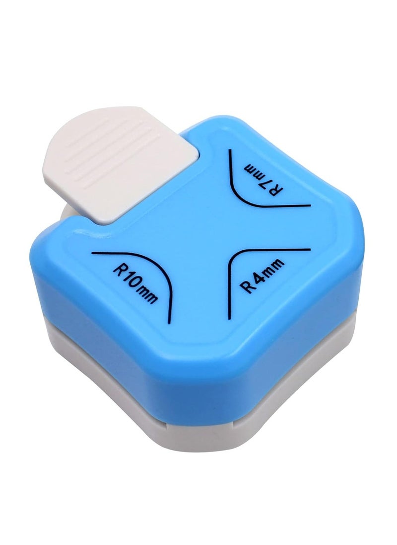 3-in-1 Corner Rounder,Corner Rounder Punch 3 in 1 R4/R7/R10mm Round Corner Trimmer Cutter for Card Craft Scrapbook Wrapping Paper Sticker Photo Laminate DIY