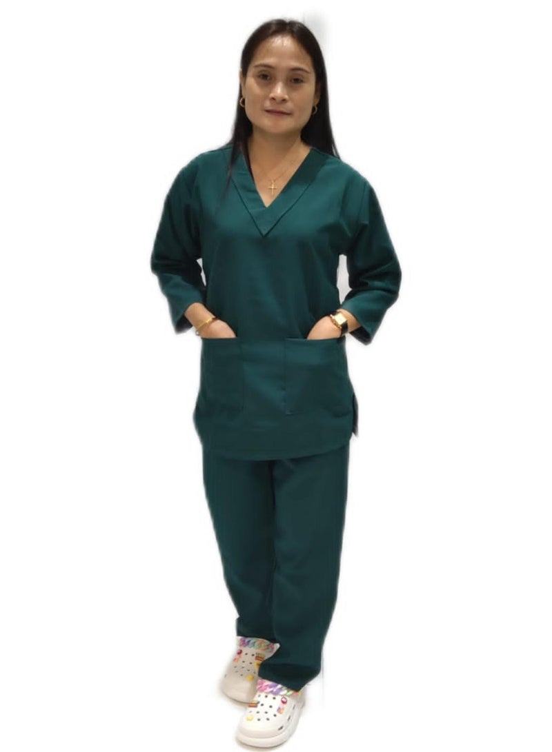 زي خادمة كريب أنيق بتصميم كلاسيكي