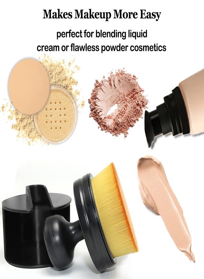 Falliny Body Makeup Brush, Large Self Tanner Brushes, Kabuki Foundation Tanning Brush for Face Body Coverage Perfector - Image 4