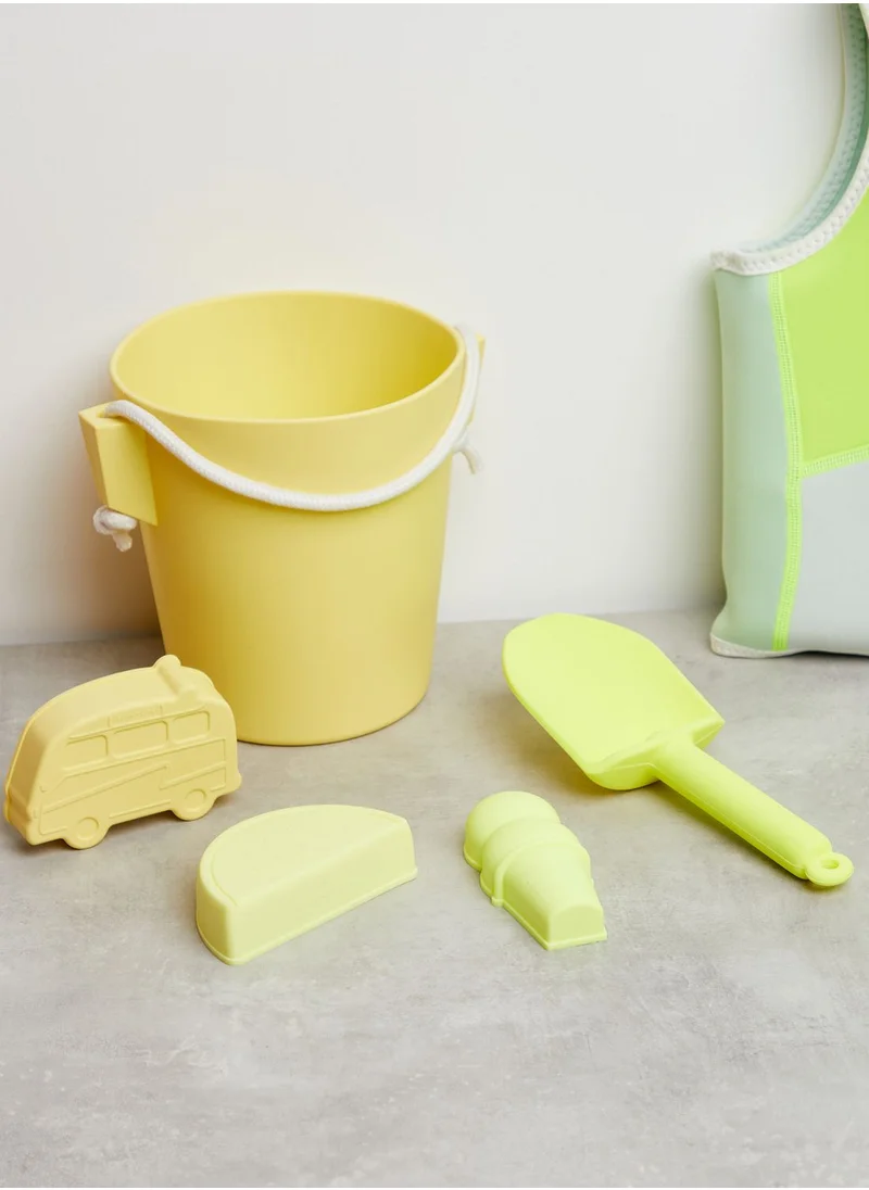 SUNNY LIFE Silicone Bucket & Spade Set Citrus
