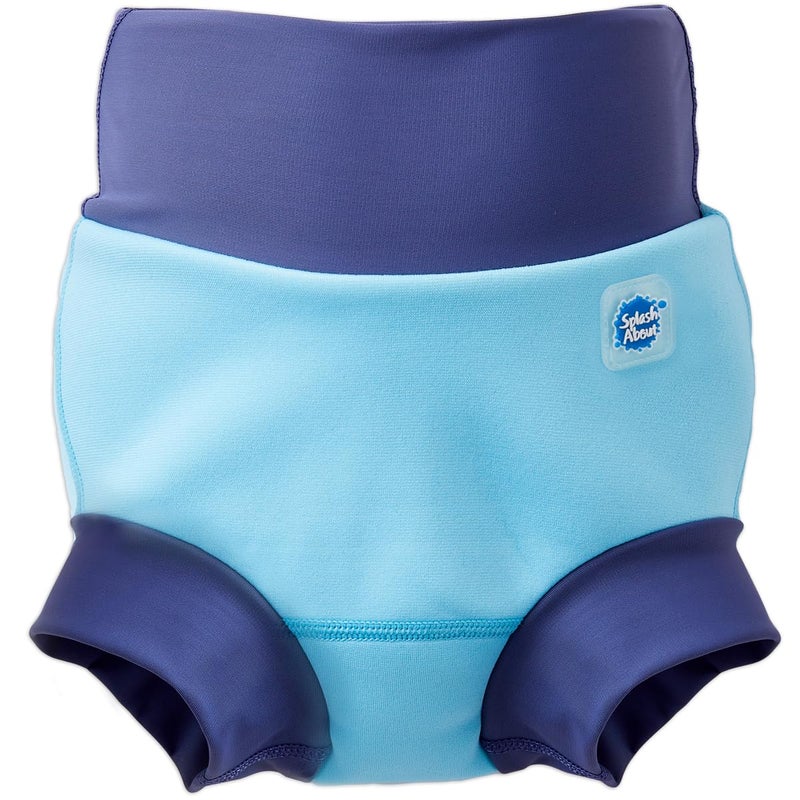 Splash About Happy Nappy Reusable Swim Diaper,Blue Cobalt, 2-3 Years