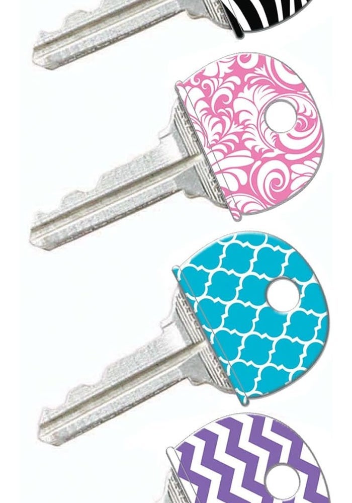 Lucky Line Designer Pattern Key Identifier Caps, 4 Pack - Image 3