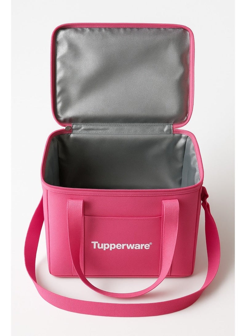 توبروير شنطة لانش بوكس حرارية من تابرواير – لحفظ السخن والبارد بعزل قوي وسوستة محكمة – لون بينك - Image 5