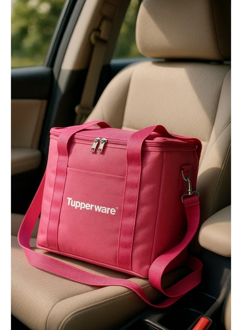 توبروير شنطة لانش بوكس حرارية من تابرواير – لحفظ السخن والبارد بعزل قوي وسوستة محكمة – لون بينك - Image 4