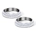 Ongfuwu 2PCS ID 60mm Car Exhaust Manifold Gasket Automotive Exhaust Flange Gasket Seal Muffler Ring Replacement Graphite Exhaust Donut Gasket Muffler Universal Car Accessories 60mm - Image 2