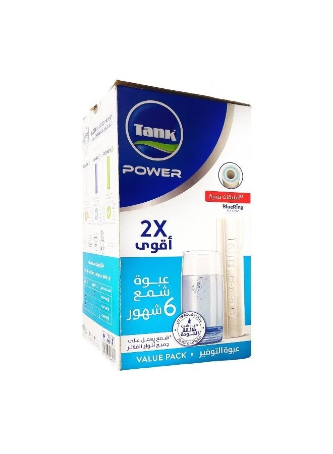 TANK Power Water Filter Cartridges Pack Multicolour - Image 1