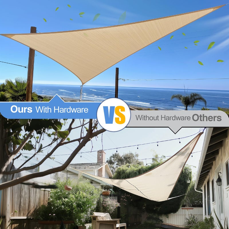 LAKINGO Sun Shade Sail Hardware Kit 6 Inch Heavy Duty 304 Stainless Set for Triangle & Rectangle Outdoor Patio Canopy Garden Installation, 40Pcs - Image 3