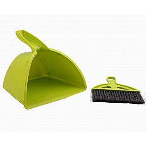 Shivu Shivu Fashion Plastic Mini Table Shovel with BrushMultipurpose Mini Dustpan Supdi with Brush Broom Set for Cleaning Laptops Green Shivu89  - Image 3