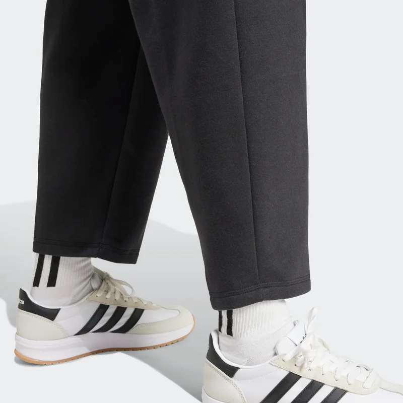 Adidas Essential Contemporary Logo Fleece Barrel Pants