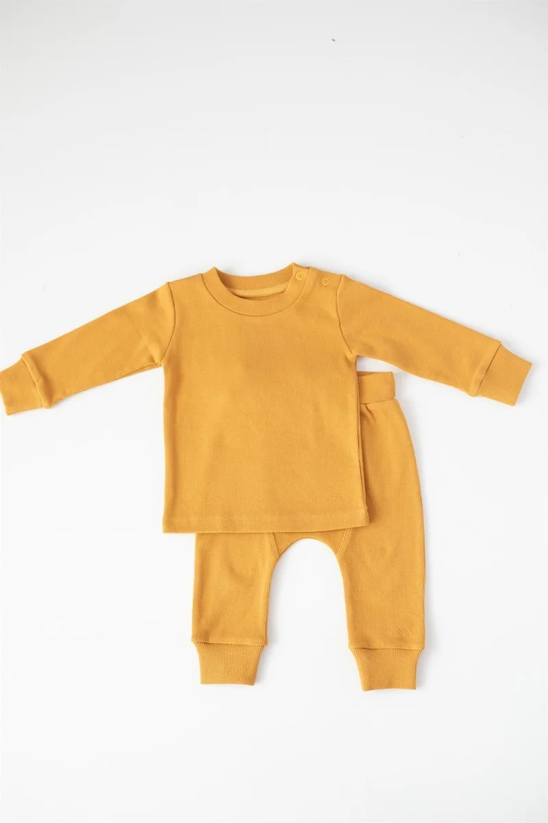 Mininio Gots Certified 100% Organic Cotton Two Piece Set (0-4 years old)