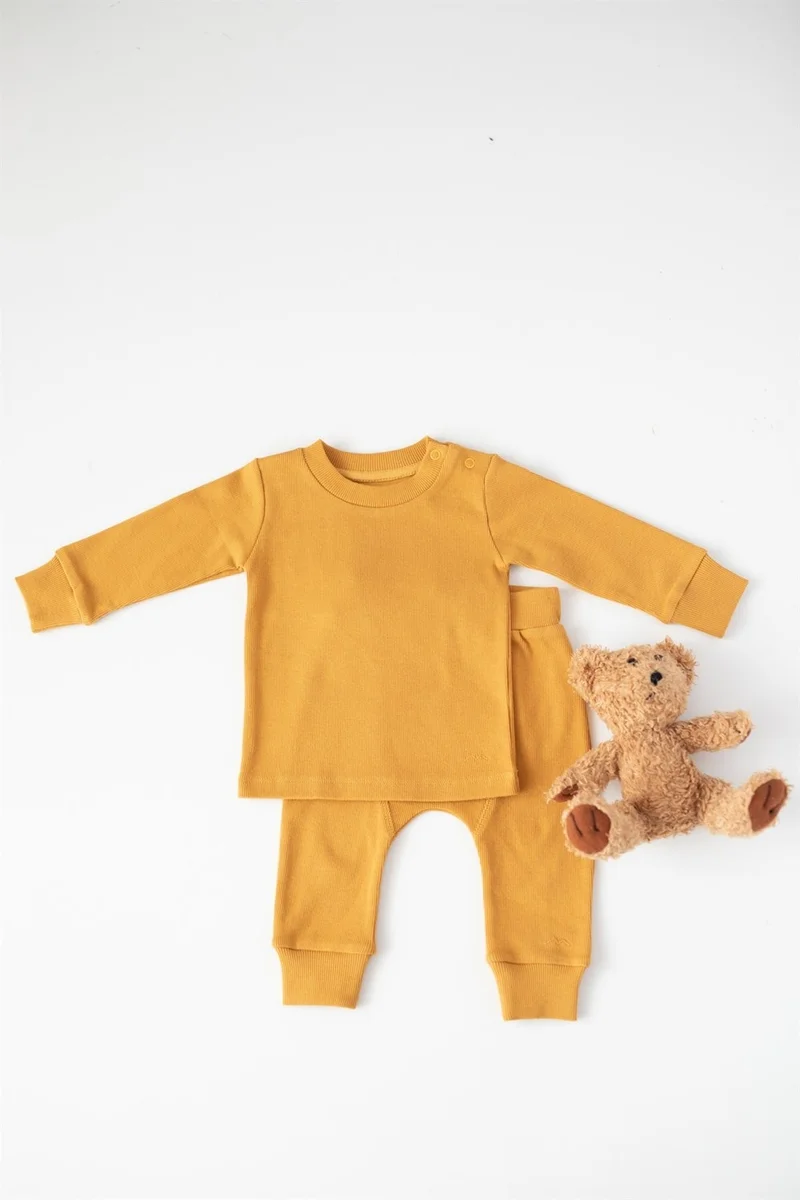 Mininio Gots Certified 100% Organic Cotton Two Piece Set (0-4 years old)
