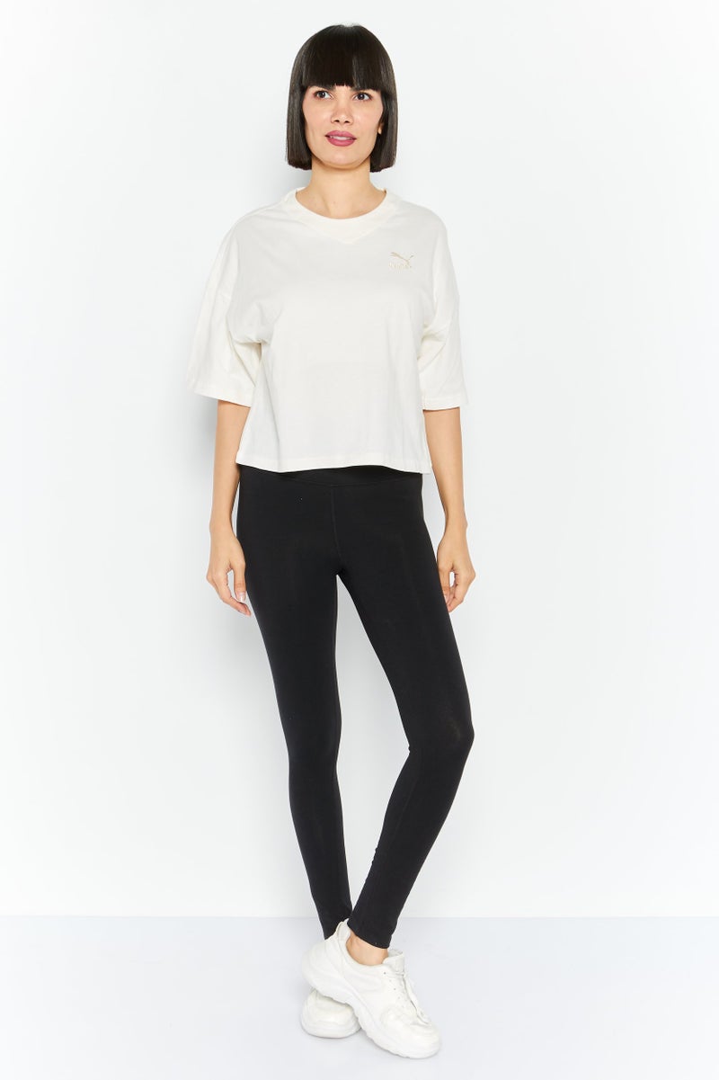 PUMA Women Sportswear Fit Training Top, Off White - Image 2