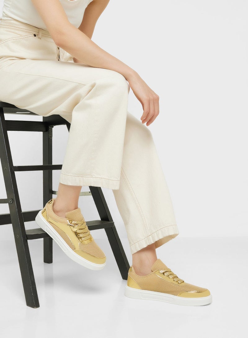 Ginger Lace Up Cupsole Sneaker - Image 5