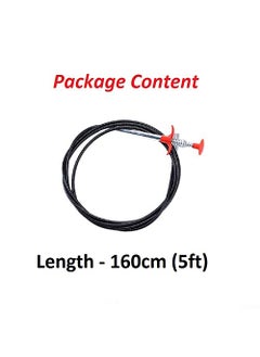Vrozty Vrozty Hair Catching Claw Drain Sewer Cleaner Spring Wire Sink Pipe Dredge Cleaning Stick Drain Plunger Unblocked 5ft 160cm  - Image 5