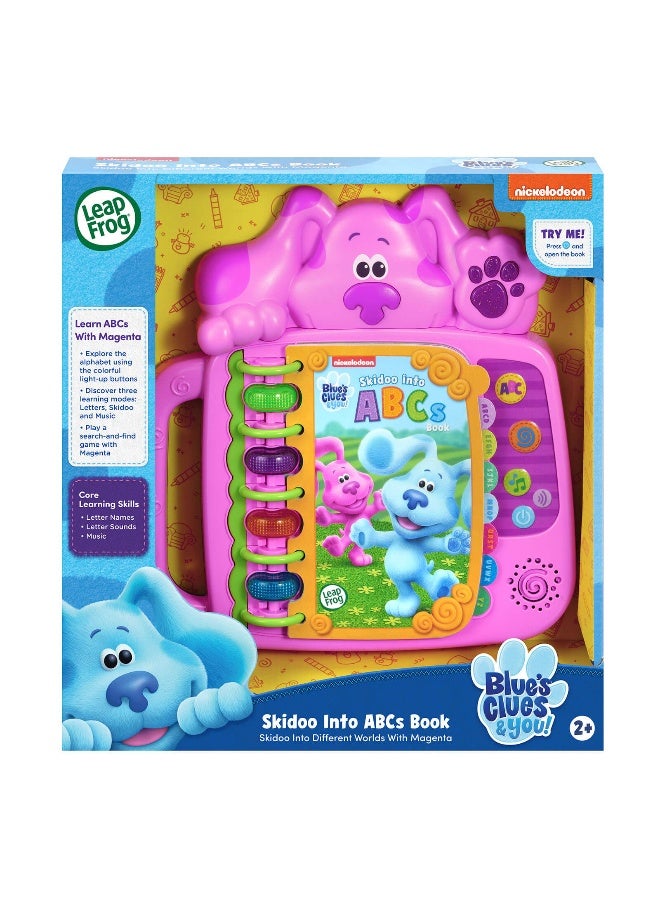 LeapFrog Blue'S Clues & You! Skidoo Into Abcs Electronic Book (Magenta) - Image 4