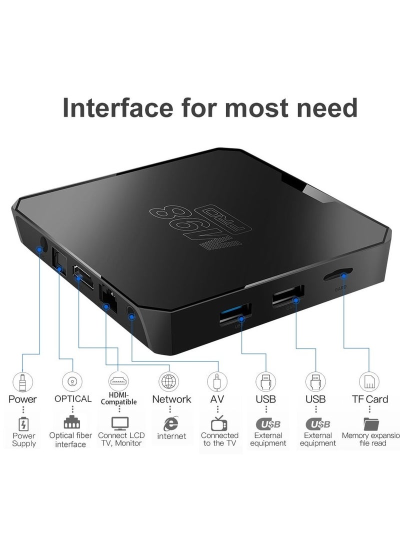 Generic - "M98 PRO Android TV Box – 4K HDR Smart Streaming Media Player with Android 10 and 16GB Storage" - Image 1