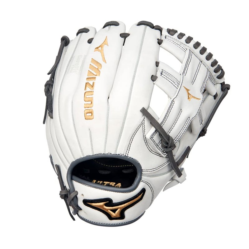Mizuno GMVP1150PF4W MVP Prime Fastpitch Softball Glove 115 T Web Right Hand Throw WhiteGrey