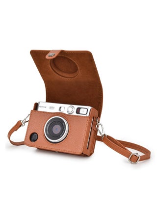 Mini EVO Case - Vintage PU Leather Protective Case for Fuji Instax Mini EVO Instant Camera, Brown - pzsku/Z3A890927E00BA7B2E1E5Z/45/_/1734572583/e4b74ab0-0689-40f6-a1c9-ea48cf08a66f